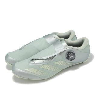 【adidas 愛迪達】自行車鞋 The Road Boa Cycling 男鞋 銀 綠 快速綁帶 卡鞋 愛迪達(IG7872)