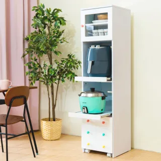 【天空樹生活館】馬卡龍日式廚房電器櫃II-寬39公分(櫥櫃 廚房收納櫃 電器櫃)