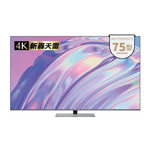 【SAMPO 聲寶】65型4K HDR新轟天雷智慧聯網MINI QLED顯示器(QM-65MIW6210)