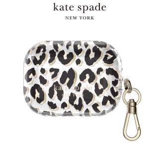 【KATE SPADE】AirPods Pro 第 2 代 保護殼套 性感豹紋(硬殼/耳機殼/耳機套)