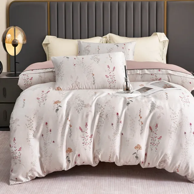 【ALAI 寢飾工場】台灣製 60支100%天絲™纖維床包+枕套組 均一價(單人/雙人/加大 多款任選 萊賽爾)