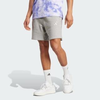 【adidas 愛迪達】短褲 男 運動褲 毛圈布 M A SZN FT SHO 灰 IY4152
