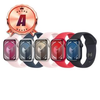 【Apple】A級福利品 Apple Watch S9 GPS+行動網路 45mm 鋁金屬錶殼(原廠展示下架/原廠傳輸線/原廠旅充頭)