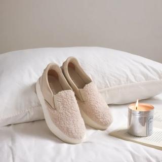 【LAZY SHOES】秒穿鞋 懶人鞋 休閒鞋 女鞋 羊羔毛 DOROTHIE(內裡小羊皮懶人鞋)