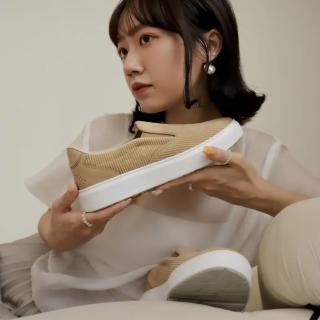 【LAZY SHOES】秒穿鞋 懶人鞋 休閒鞋 女鞋 燈芯絨米 DOROTHIE(內裡小羊皮懶人鞋)