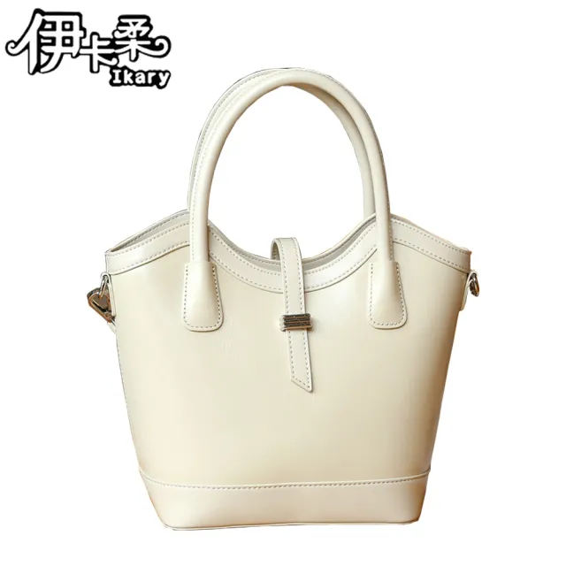【Ikary 伊卡柔】真皮包包 精品女包斜背包 手提包