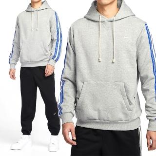 【NIKE 耐吉】TF SI BRSH Po HD NAOS 男款 灰藍色 運動 休閒 帽T 磨毛 長袖 HJ3882-063