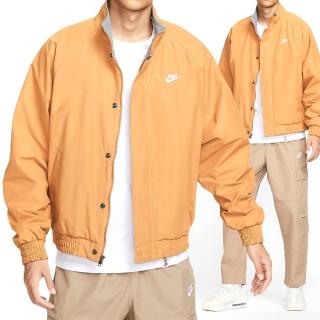 【NIKE 耐吉】Club Futura JKT 男款 橘黃色 鋪棉 休閒 寬鬆 運動 保暖 夾克 外套 FZ0657-224