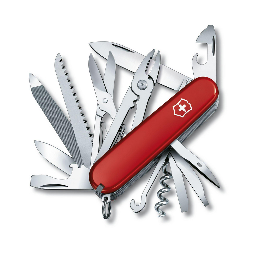 【VICTORINOX 瑞士維氏】Handyman 瑞士刀/24用/91mm(1.3773)