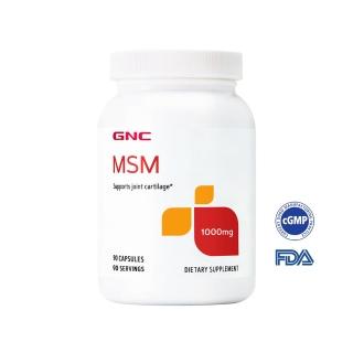 【GNC 健安喜】MSM1000 膠囊食品(追求頂上健康者/養顏美容/減緩活動不適)