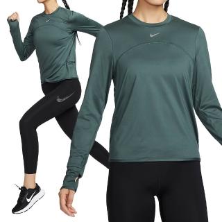 【NIKE 耐吉】Swift Elmnt Dfuvcrwtop 女款 綠色 運動 休閒 防曬 速乾 長袖 FB4298-338