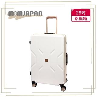 【MOM JAPAN】28吋 日系時尚 PP材質鋁框 行李箱/旅行箱(3002A 珍珠白)