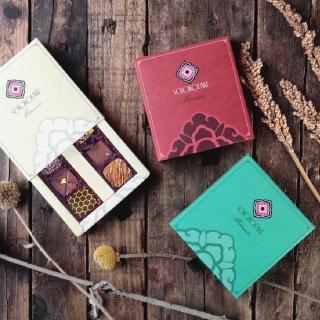 【巧克力雲莊】雲莊禮盒6入六盒組-純手工含餡巧克力(附提袋 精美抽屜式禮盒)