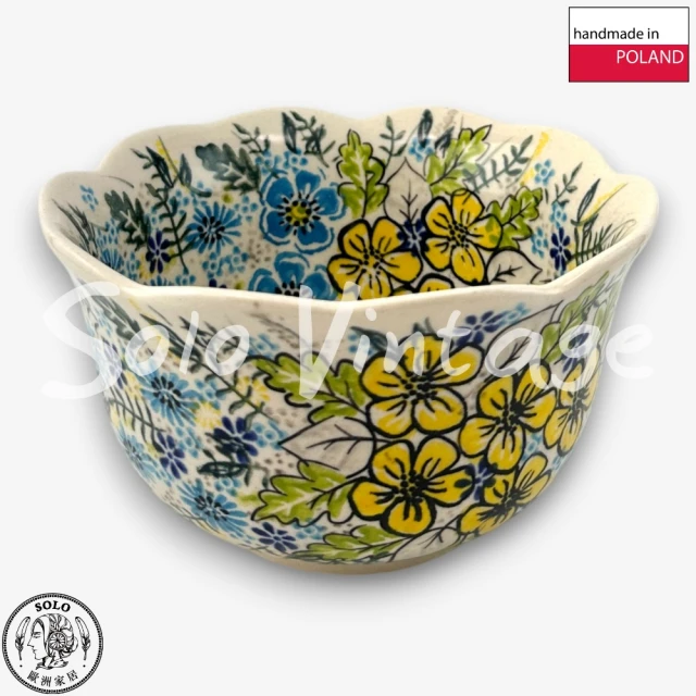 波蘭陶 Vena 波蘭陶 400ML 手把碗 花冠俏貓系列優