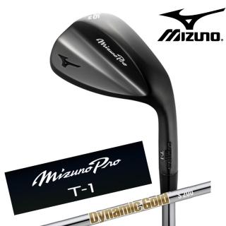 【MIZUNO 美津濃】MP T-1 黑色桿頭 高爾夫挖起桿 DG S200 桿身(桿底與桿面精準設計打感後旋更完美)