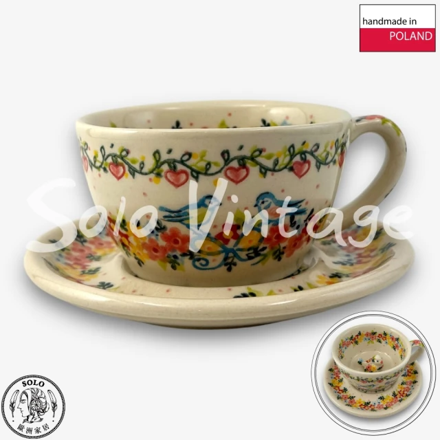 波蘭陶 Vena 波蘭陶 320ML 胖胖杯 夏日菊鳥系列優