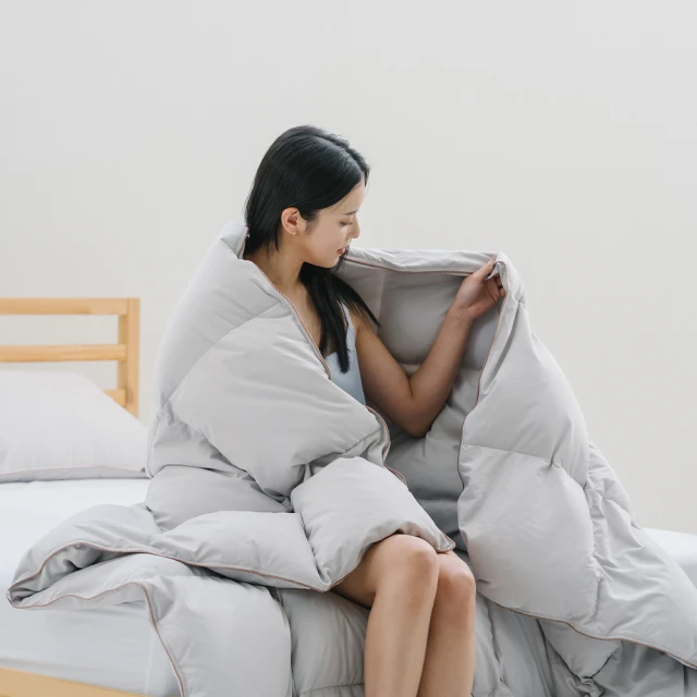 翔仔居家翔仔居家 JIS日規 法國產灰鵝絨夏被(特大)