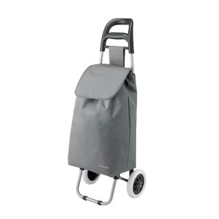 【LocknLock 樂扣樂扣】韓風Azuma輕便購物車 收納車 買菜車 33L 灰(適用購物 野餐 露營 買菜)