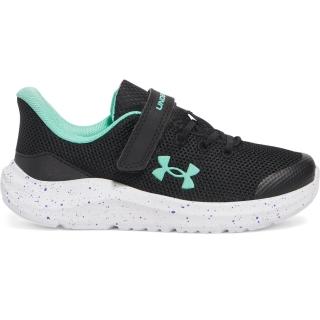 【UNDER ARMOUR】UA官方直營 女童 Pursuit 4 AC 慢跑鞋 運動鞋 3028274-001(黑色)