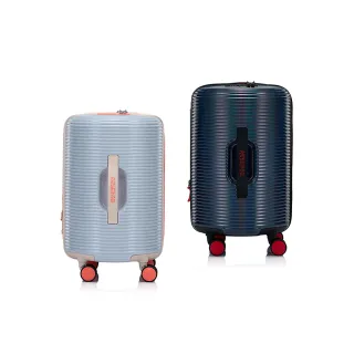 【AMERICAN TOURISTER 美國旅行者】18吋ROLLIO U 圓桶可擴充PC行李箱/圈圈箱/旅行箱(多色可選)