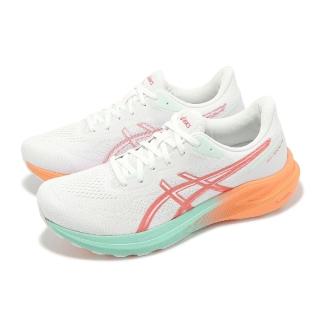 【asics 亞瑟士】慢跑鞋 GT-1000 13 男鞋 白 橘 紅 支撐 回彈 運動鞋 亞瑟士(1011B858101)