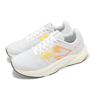 【NEW BALANCE】慢跑鞋 FuelCell Propel V5 D 女鞋 寬楦 白 橘 輕量 回彈 運動鞋 NB(WFCPRCF5-D)
