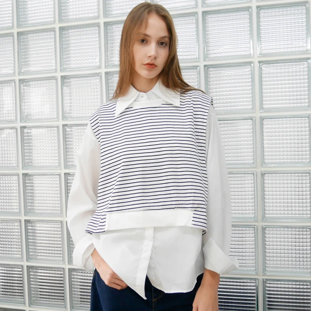 ALLK 歐楷 新品 翻領針織衫上衣 圖片色(尺寸F/中大尺