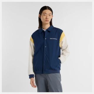 【NEW BALANCE】NB 外套 男 運動外套 夾克 藍 MO51507NNY
