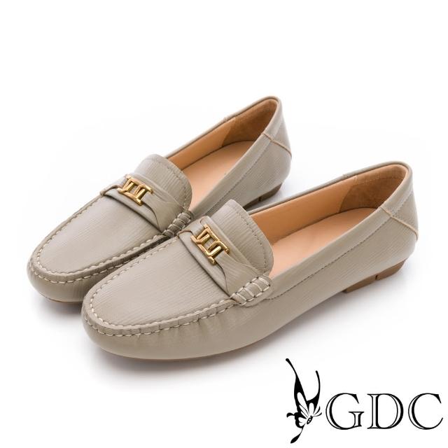 【GDC】經典都會小飾釦樂福鞋-灰(424779-14)