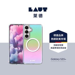 【LAUT 萊德】Galaxy S25+ 磁吸炫彩保護殼-彩透白(支援MagSafe無線充電)