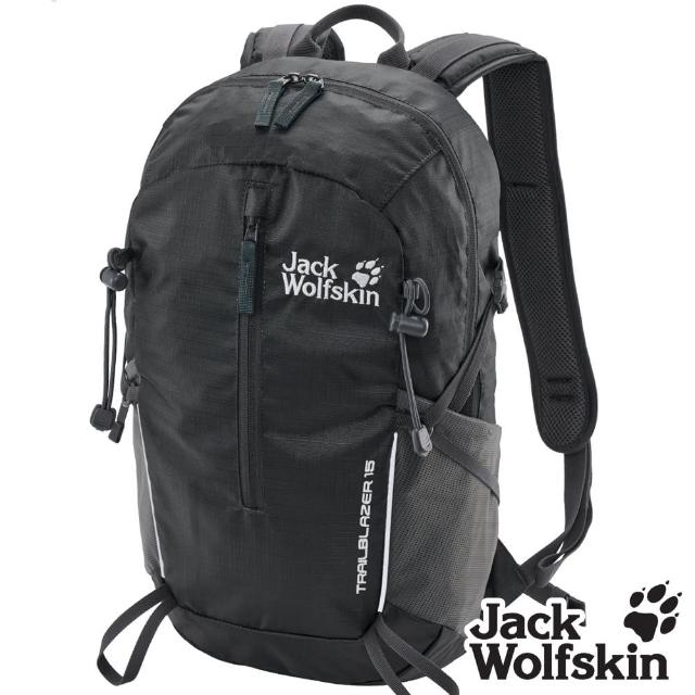 【Jack wolfskin 飛狼】Trailblazer 15L 休閒健行背包(經典黑)