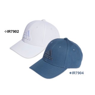 【adidas 愛迪達】LOGO 運動帽子(白IR7902/牛仔藍IR7904 棒球帽 鴨舌帽)