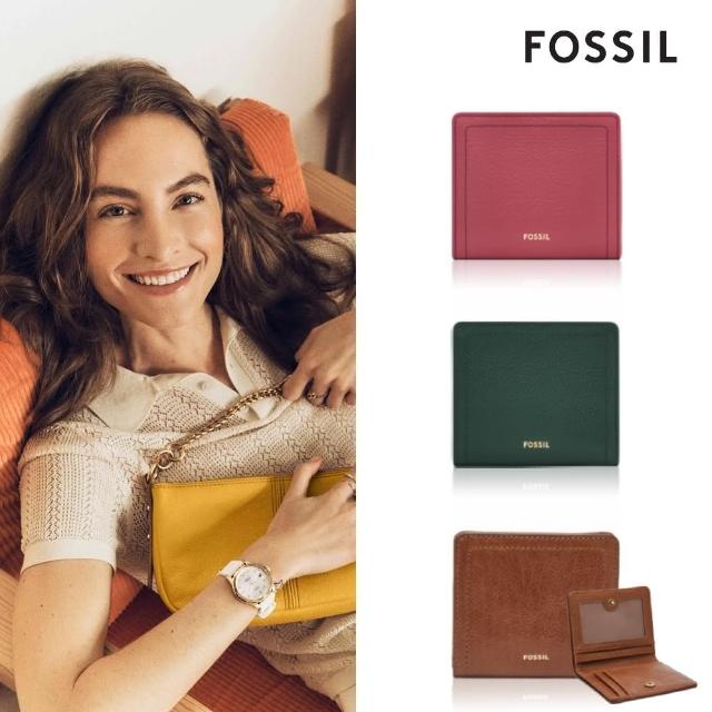 【FOSSIL 官方旗艦館】Logan 真皮RFID防盜短夾(多色可選)