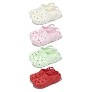 【Crocs】洞洞鞋 Classic Floral Cut Out 男鞋 女鞋 花蕊克駱格 休閒鞋 卡駱馳 單一價(2109276ZW)
