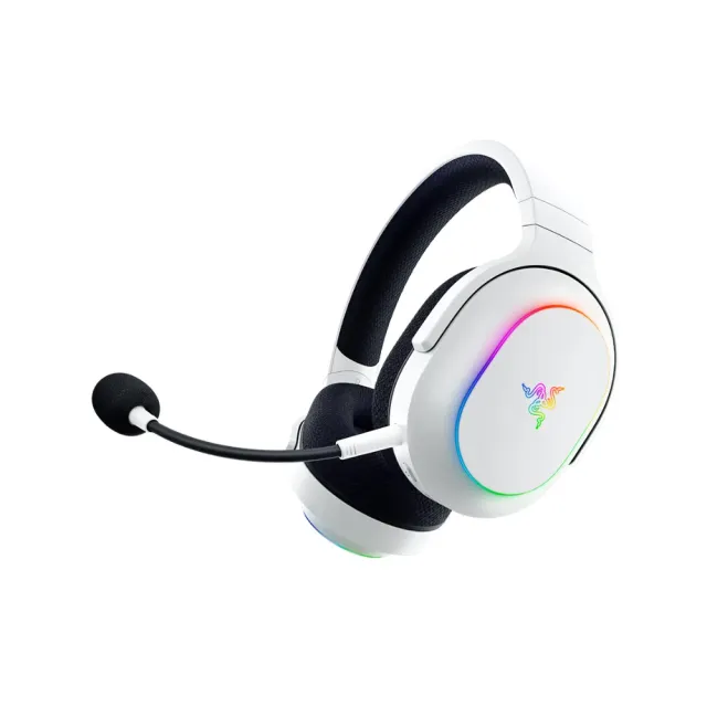 【Razer 雷蛇】Barracuda X Chroma 梭魚無線耳機X 幻彩版(水銀白)