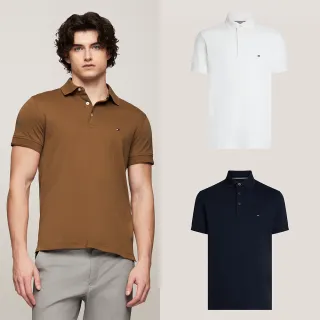 【Tommy Hilfiger】官方旗艦館 男裝 經典修身Polo衫 多款任選