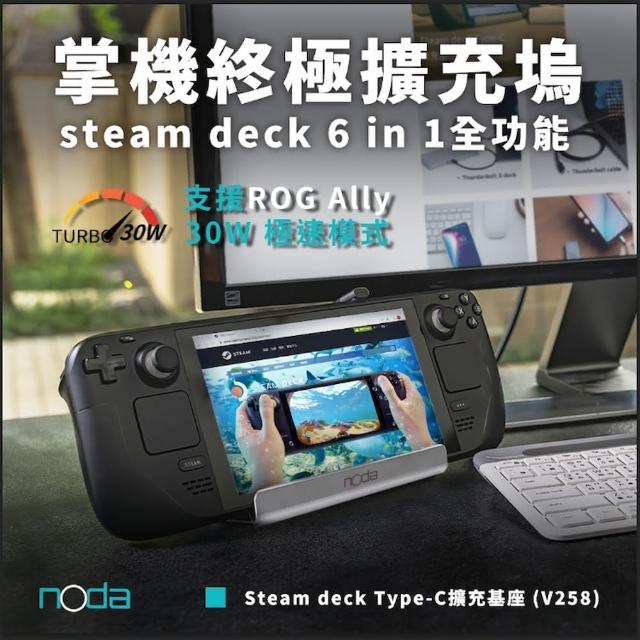 【noda】Type-C 全方位擴充底座 V258(可支援Steam deck、MSI Claw)
