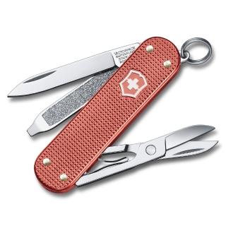 【VICTORINOX 瑞士維氏】瑞士維氏 2025年5用 ALOX限量巖紅色金屬殼瑞士刀
