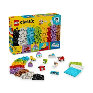 【LEGO 樂高】經典套裝 11044 創意拼砌玩樂百寶盒(創意玩具 兒童積木 學齡前玩具)
