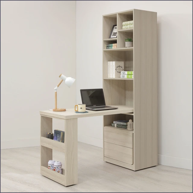 顧家家居 5格大容量自由組合書櫃-8024105公分(收