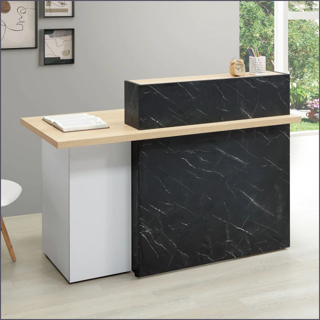 麗得傢居 羅伯3.7尺櫃檯桌 櫃台屏風 收銀桌 吧檯桌(座位