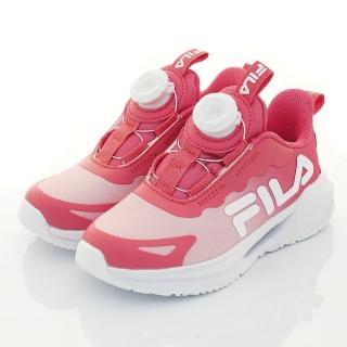 【童鞋520】FILA童鞋-旋鈕輕量運動鞋(2-J421Z-551桃)