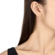 【點睛品】Ear Play  鉑金星星垂墜耳環(單只)