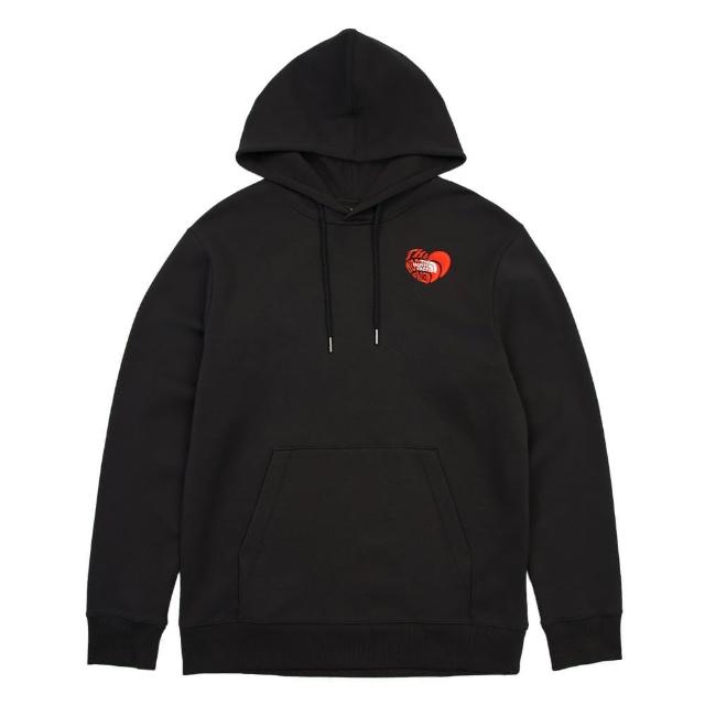 【The North Face】北臉 長袖上衣 男 女 帽T 情人節 U RLX VDAY HOODIE GRAPHIC 黑 NF0A8D7SJK3