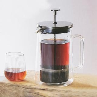 【妙管家】妙管家雙層沖茶器-1000ml-2入(沖茶器)