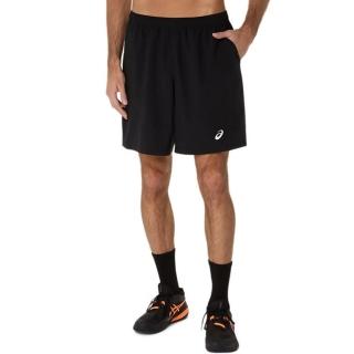 【asics 亞瑟士】短褲 男 運動褲 網球褲 9吋 海外版型 黑 2041A343-001