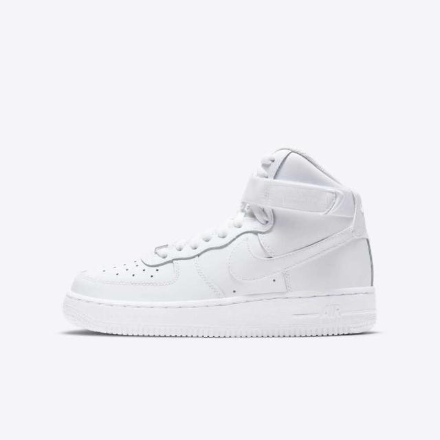 【NIKE 耐吉】Air Force 1 High GS 大童 運動休閒鞋 高筒 舒適 穿搭 白(DH2943-111)