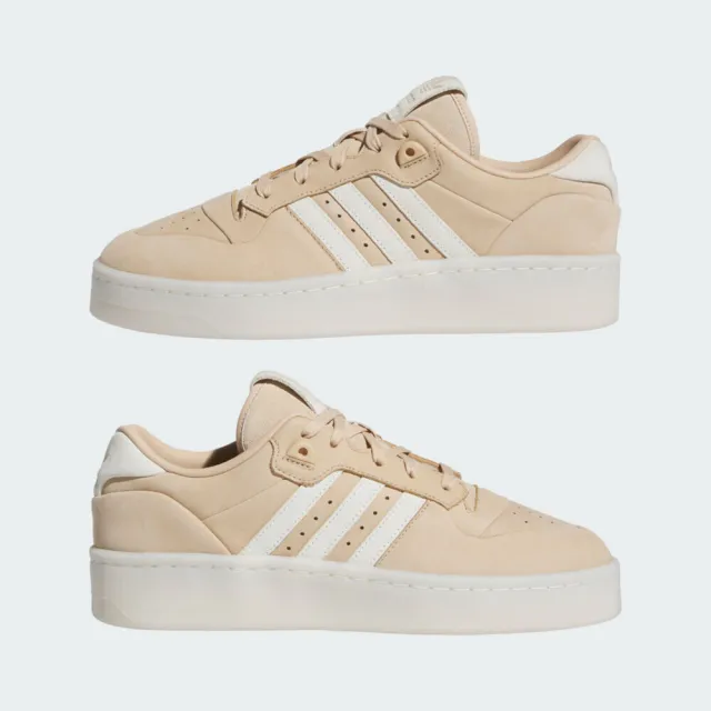 【adidas 愛迪達】Rivalry Lux Low 男 運動休閒鞋 低筒 簡約 舒適 穿搭 米色(IH0255)