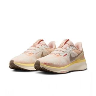【NIKE 耐吉】慢跑鞋 女鞋 運動鞋 緩震 W AIR ZOOM STRUCTURE 25 黃粉 HV5987-121