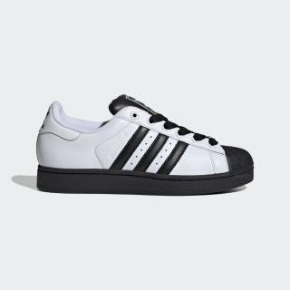 【adidas 愛迪達】休閒鞋 男鞋 女鞋 運動鞋 三葉草 貝殼鞋 SUPERSTAR II 白黑 JI0124